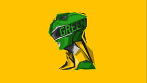 Green Ranger Helmet Artwork Wallpaper