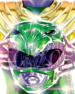 Green Ranger Helmet Artwork Wallpaper