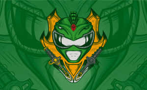 Green Ranger Helmet Artwork Wallpaper