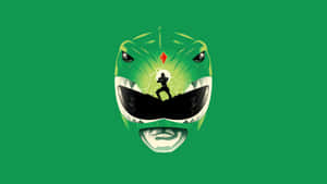 Green Ranger Helmet Artwork Wallpaper