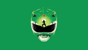 Green Ranger Helmet Artwork Wallpaper