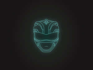 Green Ranger Helmet Neon Art Wallpaper