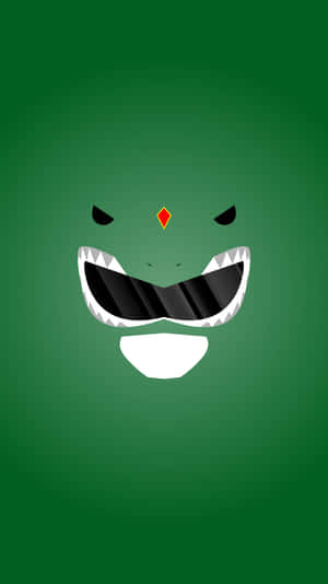 Green Ranger Helmet Smile Wallpaper