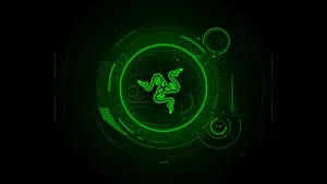 Green Razer 4k Wallpaper