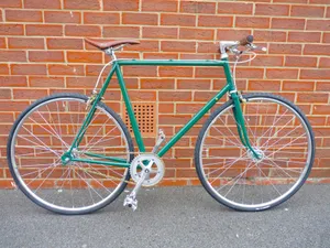 Green Retro Mountain Bike Wallpaper