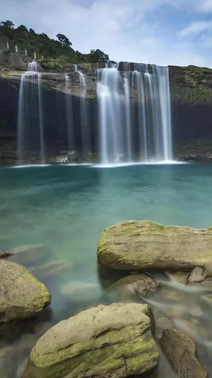 Green River Waterfalls Nature Photography Wallpaper