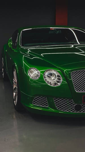 Green Sports Car Bentley Hd Wallpaper