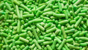 Green Sprinkles Texture Background Wallpaper