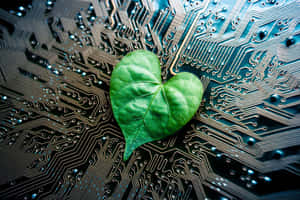 Green Technology Innovation And Sustainability Wallpaper
