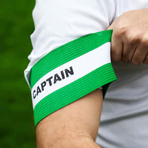 Green White Captain Armband Soccer Wallpaper