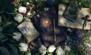 Green Witch_ Mystical Nature Setup.jpg Wallpaper