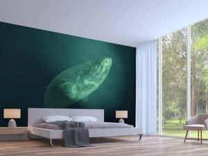 Greenland Shark Wall Mural Bedroom Wallpaper