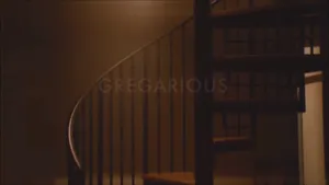 Gregarious Dark Stairs Wallpaper