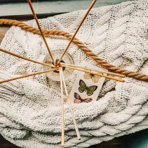 Gregarious Knitting Sticks Wallpaper