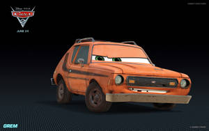 Grem From Disney Pixar's Cars 2 Wallpaper