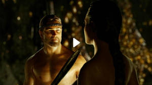 Grendel's Mother And Beowulf Wallpaper