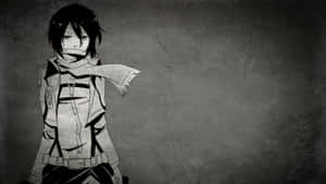 Grey Anime Character Art Wallpaper