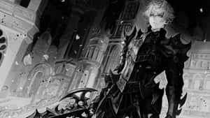 Grey Anime Dark Fantasy Wallpaper