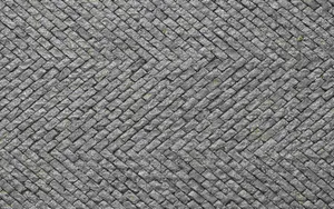 Grey Herringbone Pattern Paving Wallpaper
