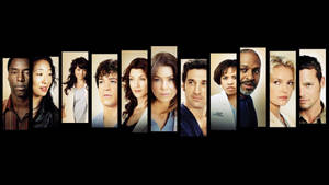 Grey's Anatomy Characters Layout Wallpaper