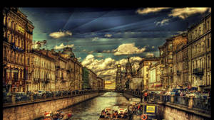 Griboyedov Canal In Saint Petersburg Wallpaper