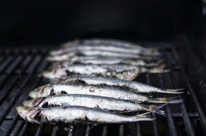 Grilled Sardines Wallpaper