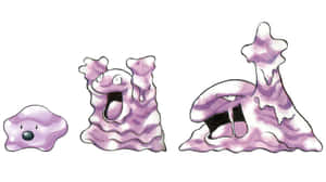 Grimer Evolution Chain Desktop Wallpaper