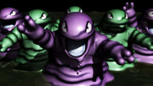 Grimer Exploring Wild Environment. Wallpaper