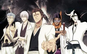 Grimmjow Gin Aizen Tosen Ulquiorra Wallpaper