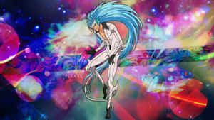 Grimmjow Jaegerjaquez In His Arrancar Form Ready To Fight Wallpaper