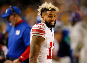 Grin New York Giants Wallpaper