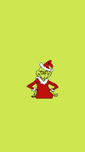 Grinchin Santa Costume Wallpaper