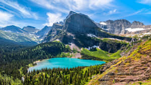 Grinnell Lake Glacier National Park Wallpaper