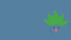 Grinning Oddish Wallpaper
