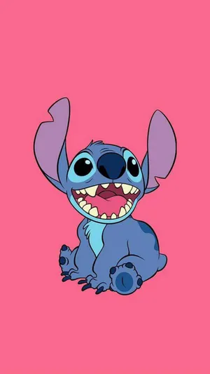 Grinning Stitch Phone Wallpaper