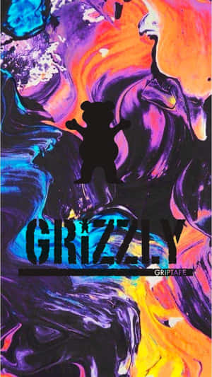 Grizzly Griptape Colorful Design Wallpaper