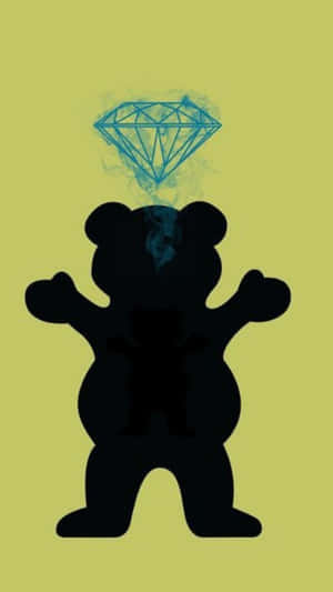 Grizzly Griptape Diamond Bear Wallpaper
