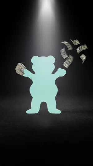 Grizzly Griptape Money Bear Wallpaper