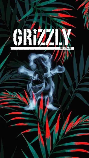 Grizzly Griptape Tropical Design Wallpaper
