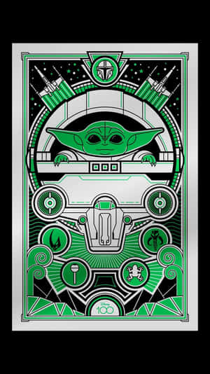 Groguand Mandalorian Crest Art Wallpaper