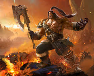 Grom Hellscream - Mighty Orc Warlord Wallpaper