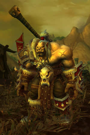 Grom Hellscream, The Powerful Warlord Of The Warsong Clan Wallpaper