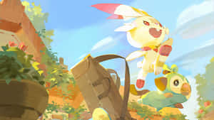 Grookey_and_ Scorbunny_ Adventure Wallpaper