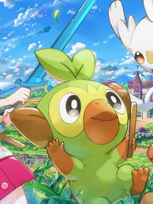 Grookey Pokemon Adventure Wallpaper