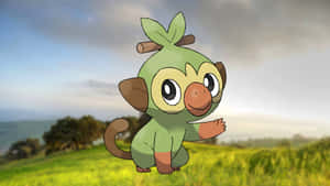 Grookey Pokemonin Nature Wallpaper