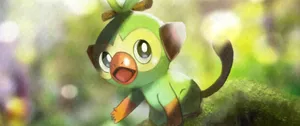 Grookey Pokemonin Nature Wallpaper