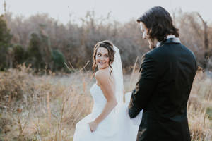 Groom And Bride Candid Wallpaper