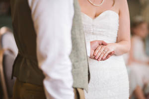 Groom And Bride's Hands Wallpaper