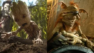 Groot And Salacious Wallpaper