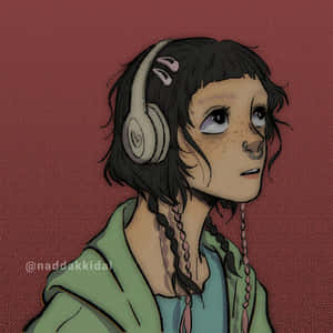 Groovy Grunge Cartoon Wallpaper